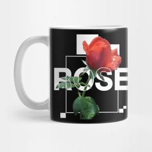 Rose Blossom: A Captivating Rose Flower Theme Dress Design Mug